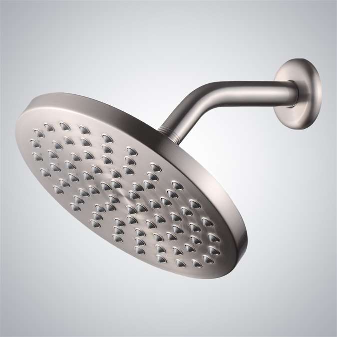 Le Havre Brushed Nickel 8, 10, 12 -inch Round Rain Shower Head