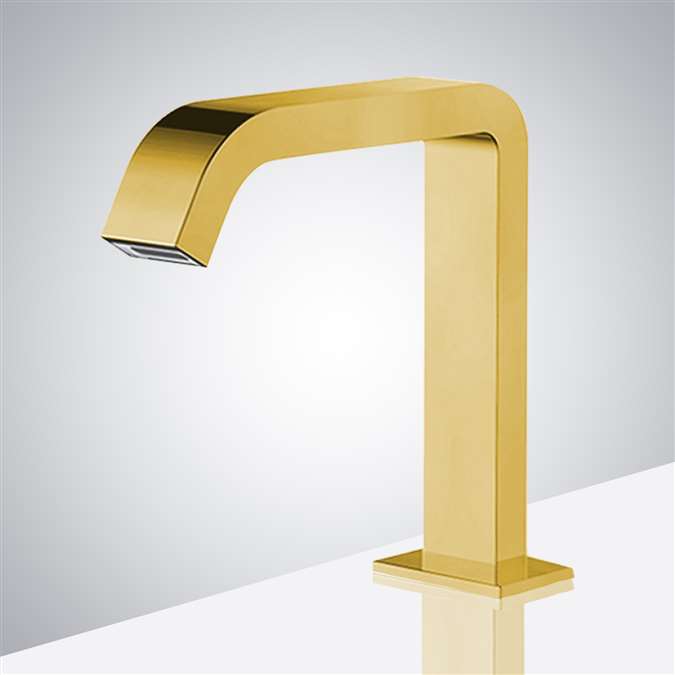 BathSelect Touchless Commercial Automatic Sensor Faucet Gold