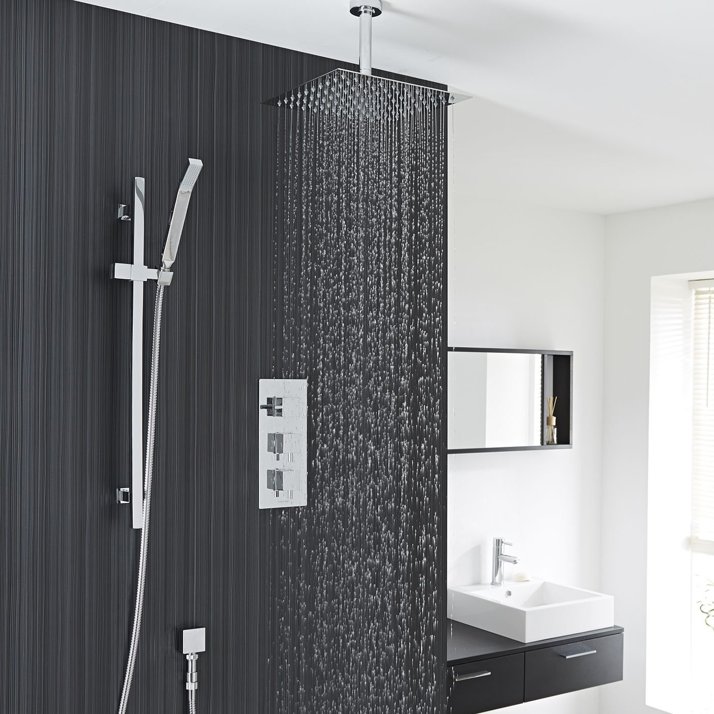 Installation Instructions For Benete Square Chrome Rain Shower System ...