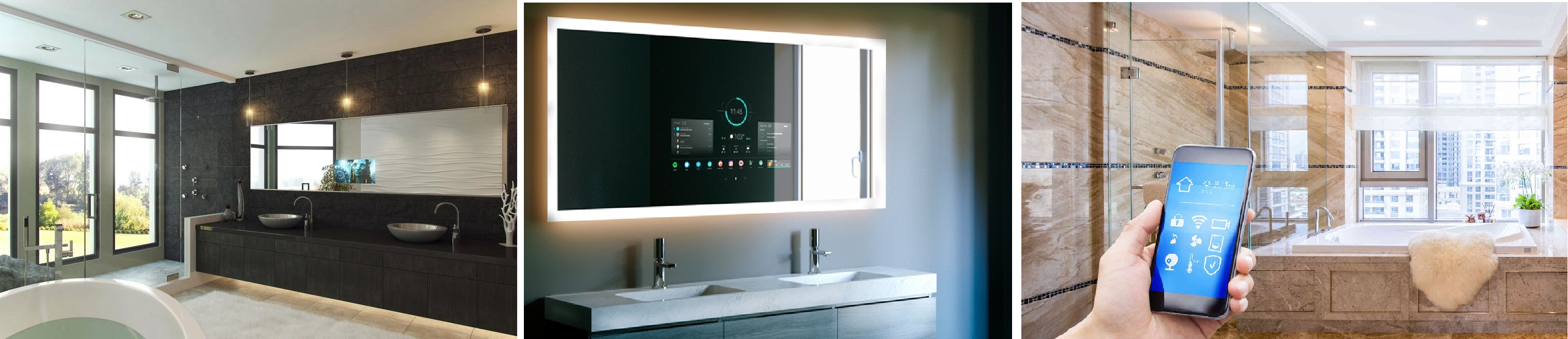 Hotel Stylish Smart Led Bathroom Mirror