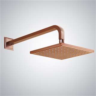 Rose Gold Square Rain Shower Head