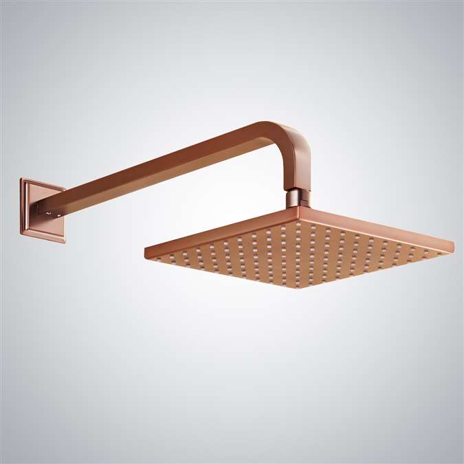 Rose Gold Square Rain Shower Head