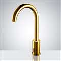 For Luxury Suite Wella Goose Neck Automatic Commercial Sensor Faucet B510 - Gold Tone Finish