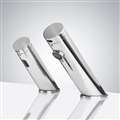 BathSeelct Hotel Contemporary Automatic Commercial Chrome Sensor Faucet and Matching Soap Dispenser