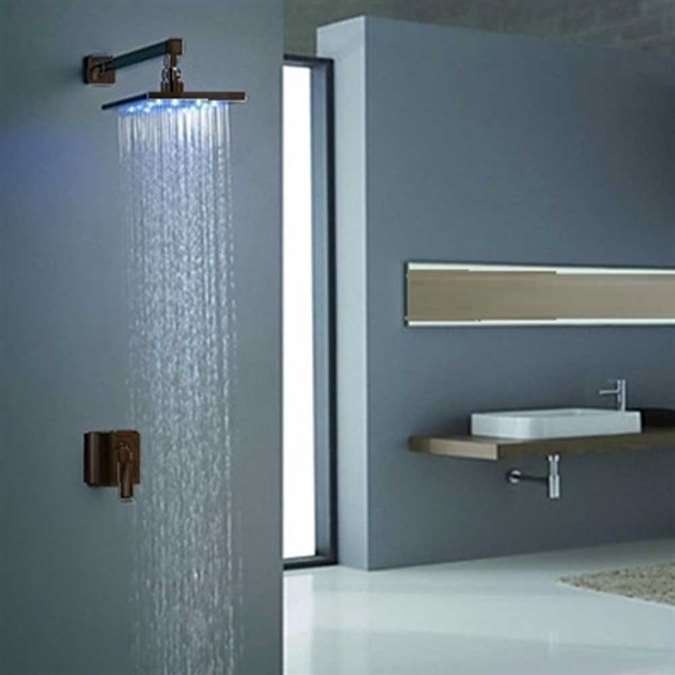 Hospitality Rivera Light Oil Rubbed Bronze LED Shower Set