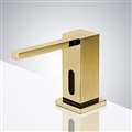 Bathselect Commercial Hands Free Polished Gold Automatic Sensor Commercial Liquid Soap Dispenser