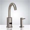 Bathselect Brushed Nickel Bathroom sensor motion faucets