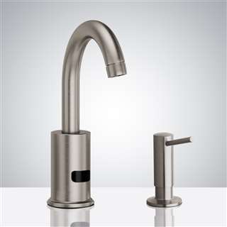 Bathselect Brushed Nickel Bathroom sensor motion faucets