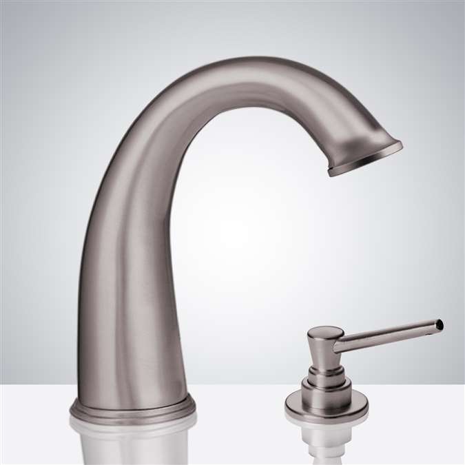 Bathselect Brushed Nickel Bathroom sensor motion faucets