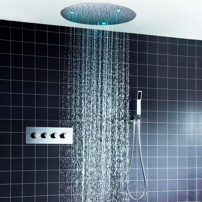 20'' Round Urtain LED Light Ceiling  Shower