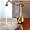 Leo Vintage Antique Gold Single Hole Bowel Faucet