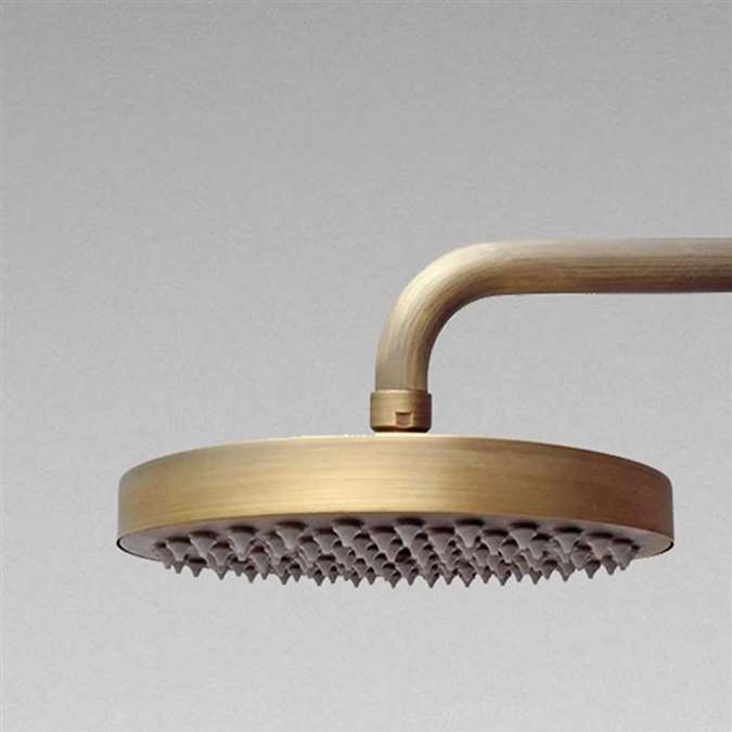 Fontana Vintage 8 inch Antique Rainfall Showerhead