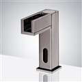 BathSelect Brushed Nickel Contemporary Commercial Automatic Waterfall Sensor Faucet