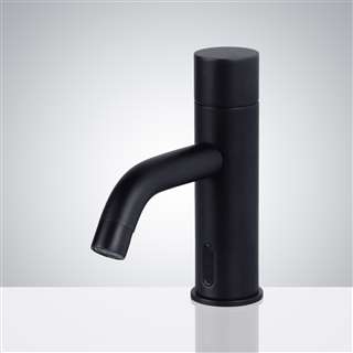 Brass Matte Black Commercial Automatic Motion Sensor Faucet