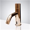 For Luxury Suite Brass Rose Gold Commercial Automatic Motion Sensor Faucet