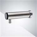 Wall Mount Single Hole Hands Free Brushed Nickel Commercial Automatic Touchless Sensor Faucet