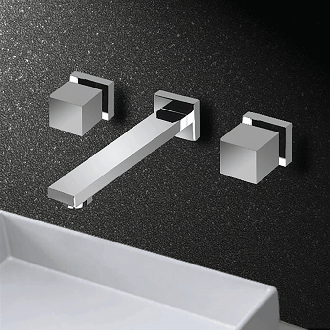 Mera Wall Mount Split Mixer Faucet Bathroom