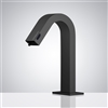 Hostelry BathSelect Dual Function Automatic Deck Mount Matte Black Sensor Water Faucet and Soap Dispenser