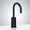 Geneva Gooseneck Commercial Automatic Smart Sensor Faucet in Matte Black