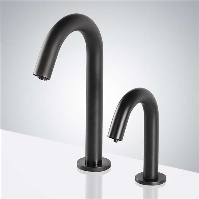 Marsala Touchless Commercial Motion Sensor Faucet and Automatic Deck Mount Soap Dispenser