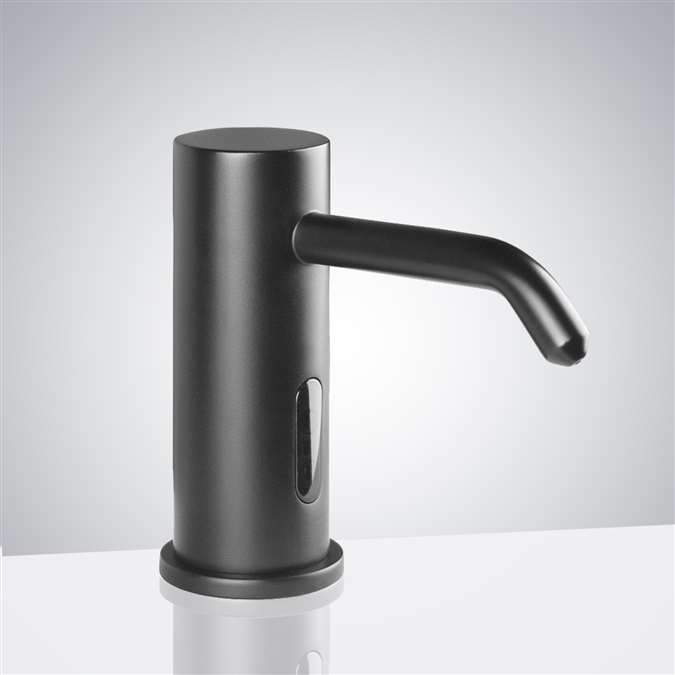 Fontana Matte Black Commercial Automatic Soap Dispenser