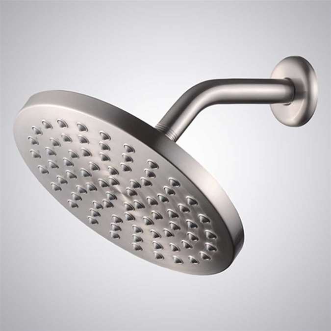 Hostelry Le Havre Brushed Nickel 8, 10, 12 -inch Round Rain Shower Head