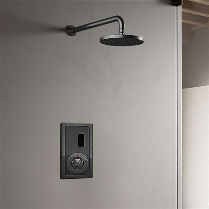 Dark Oil Rubbed Bronze Sensor Controlled Automatic Shower Set