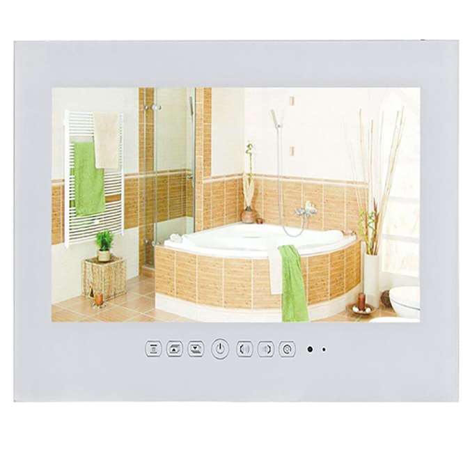 Carpi 15.6" Waterproof Bathroom IP66 USB TV (White)