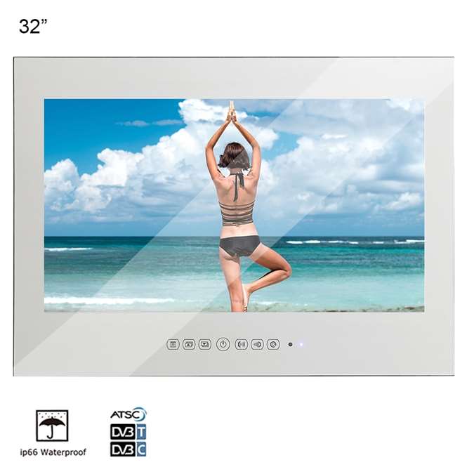 Carpi 32" Bathroom Waterproof Magic Mirror LED TV