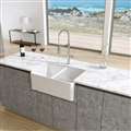 Dijon Double Bowl White Solid Surface Kitchen Sink