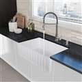 St. Gallen High Quality White Solid Surface Kitchen Basin