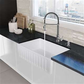 St. Gallen High Quality White Solid Surface Kitchen Basin