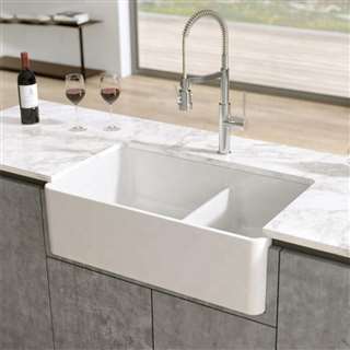 Le Havre Double Quartz Stone Undermount Basin Vessel Sink