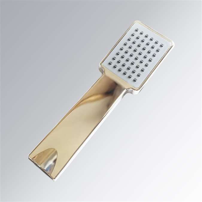 Oxygenics Water-Saving High Pressure Chrome Plated Square Shape Hand Shower