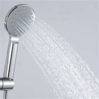 Handheld Oxygenics Ergonomic ABS Plating High-end Oxygen-Saving Bathroom Shower Head