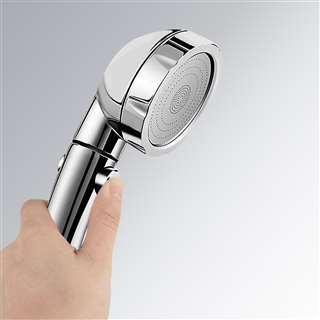 Oxygenics Chrome Finish High Pressure Handheld Water Saving Shower Head