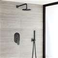 Bravat Shower Set With Valve Mixer Concealed Wall Mounted In Dark Oil Rubbed Bronze