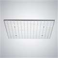 Ceiling Mounted 2 Functions Stainless Steel Chrome Polished Big Square Shower Head with 4 Shower Arms