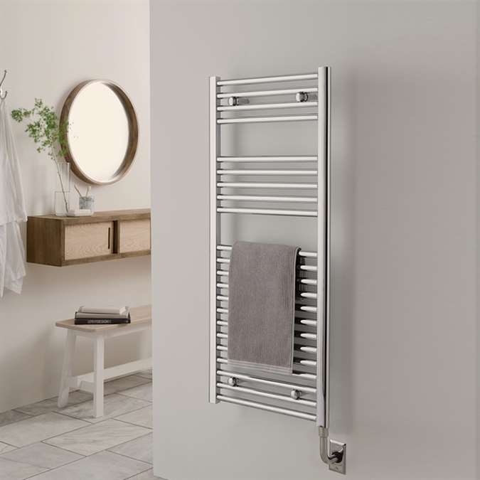 Buy BathSelect Stainless Steel Electric Bar Towel Warmer In Chrome Finish