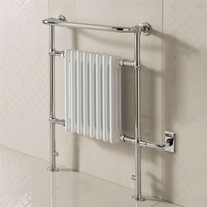 BathSelect Stainless Steel Electric Bar Towel Warmer In Chrome Finish