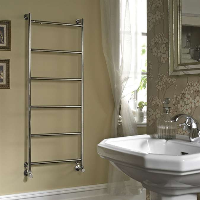 BathSelect Stainless Steel Electric Bar Towel Warmer In Chrome Finish