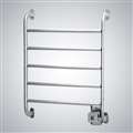 BathSelect Stainless Steel Electric Bar Towel Warmer In Chrome Finish