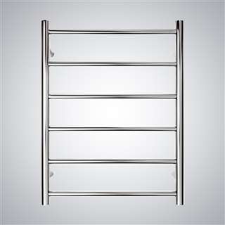 BathSelect Stainless Steel Electric Bar Towel Warmer In Chrome Finish