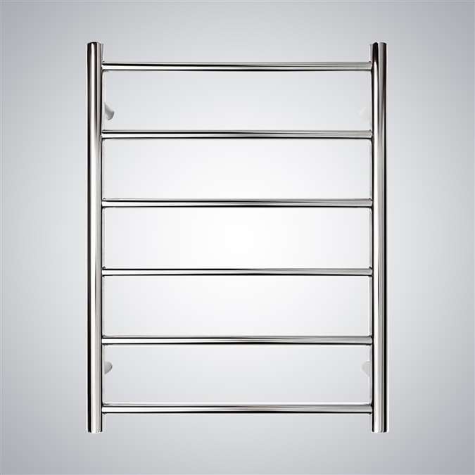 BathSelect Stainless Steel Electric Bar Towel Warmer In Chrome Finish