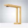 BathSelect Gold Parallel Stem Commercial Motion Sensor Faucet