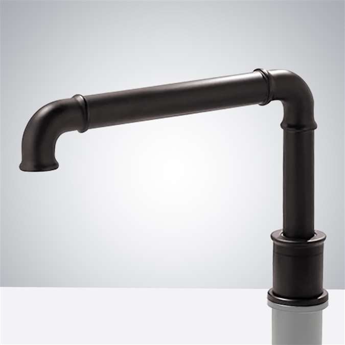 Bathselect Taranto Deck Mount Oil Rubbed Bronze Touchless Motion Sensor Faucet