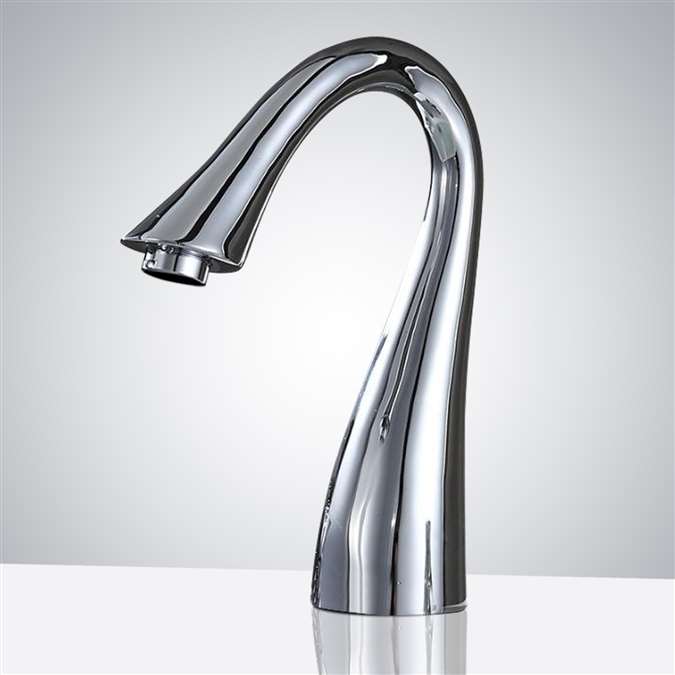 Bathselect Deck Mount Commercial Chrome Hands-free Motion Sensor Faucet