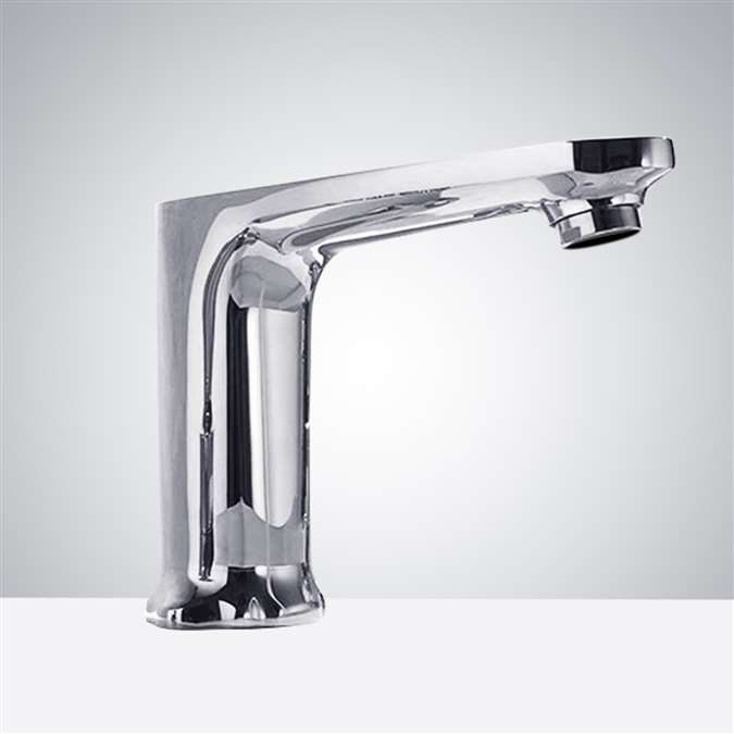 BathSelect Chrome Finish Commercial Automatic Touchless Sensor Faucet