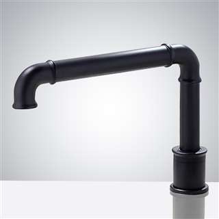 BathSelect Venice Matte Black Automatic Touchless Sensor Faucet