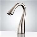 Bathselect Deck Mount Commercial Brushed Nickel Automatic Touchless Sensor Faucet